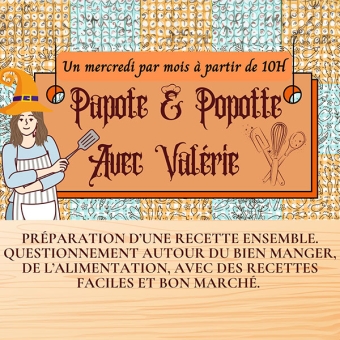 Atelier "Papote &amp; Popotte avec Valérie"